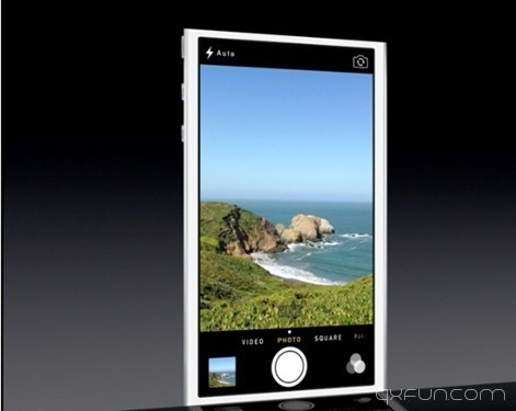 苹果iOS7新界面 - 清新范(Qxfun.com)