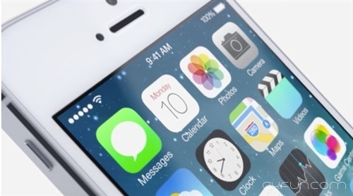 苹果iOS7新界面 - 清新范(Qxfun.com)