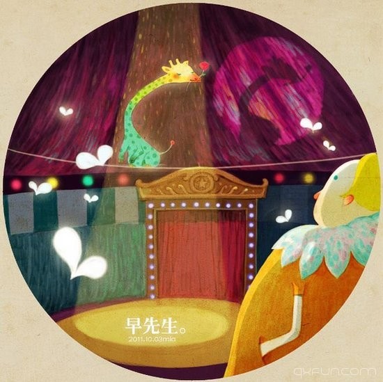 亲爱的早先生早安，你好 -清新范(Qxfun.com)