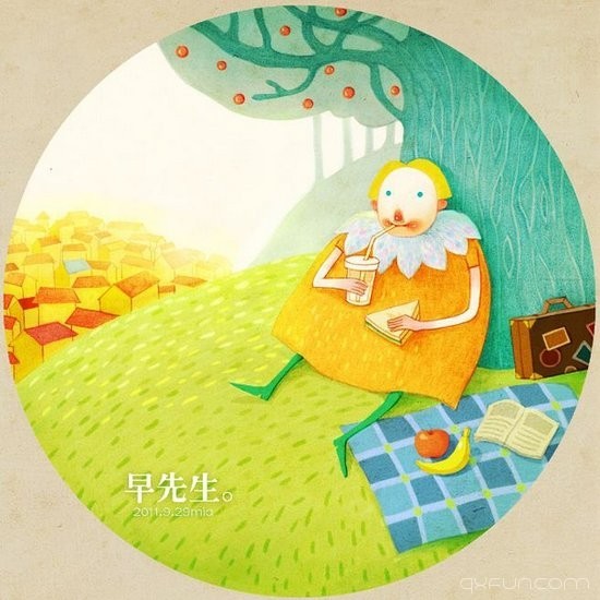 亲爱的早先生早安，你好 -清新范(Qxfun.com)